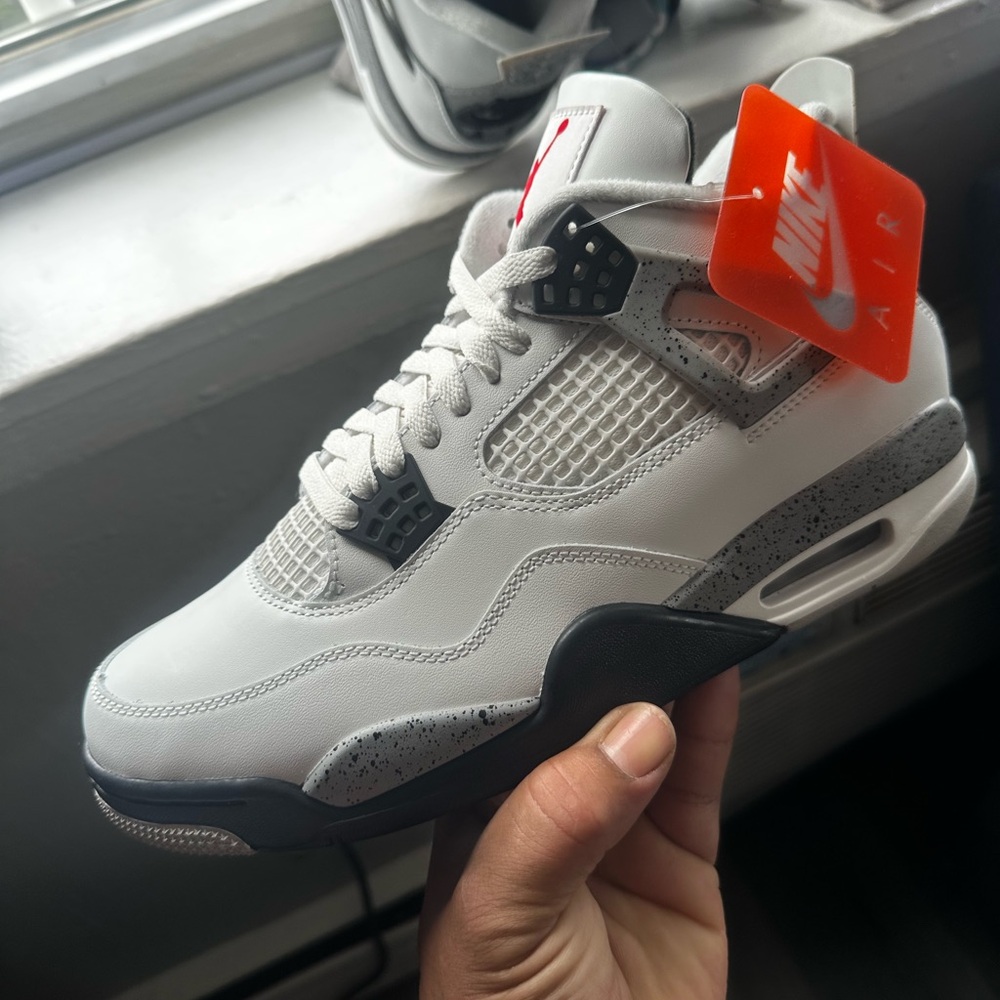 Nike Air Retro White and Gray Sneakers